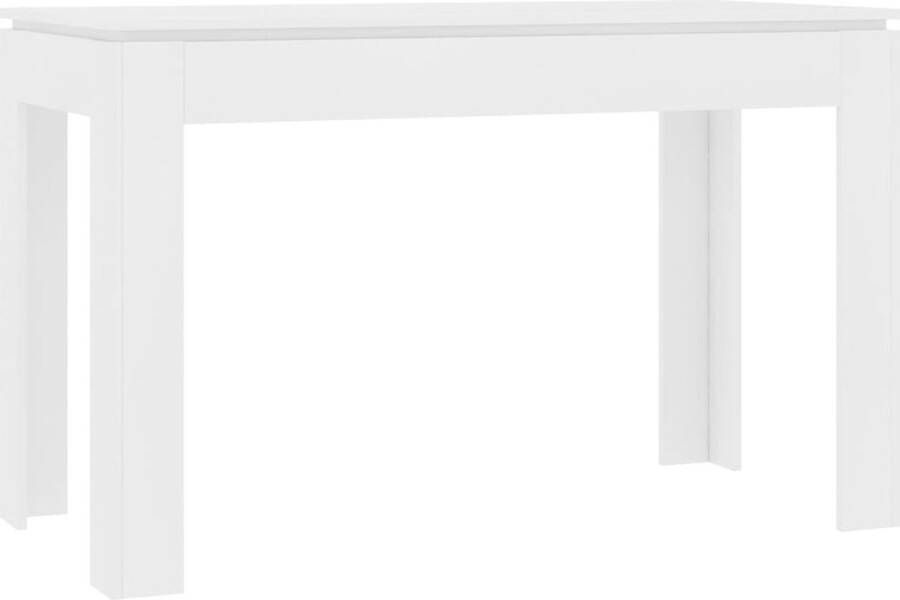 ForYou Prolenta Premium Eettafel 120x60x76 cm bewerkt hout wit