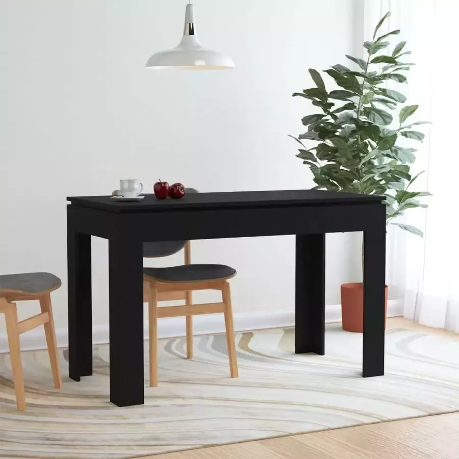 ForYou Prolenta Premium Eettafel 120x60x76 cm bewerkt hout zwart