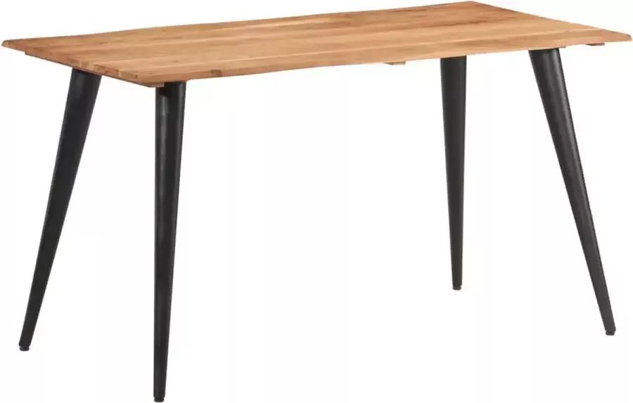 ForYou Prolenta Premium Eettafel met natuurlijke randen 140x60x75 cm massief acaciahout