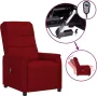 ForYou Prolenta Premium Fauteuil verstelbaar elektrisch kunstleer wijnrood- Fauteuil Fauteuils met armleuning Hoes stretch Relax Design - Thumbnail 2