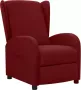 ForYou Prolenta Premium Fauteuil verstelbaar stof wijnrood- Fauteuil Fauteuils met armleuning Hoes stretch Relax Design - Thumbnail 2