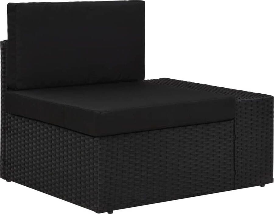 ForYou Prolenta Premium Hoekbank met linkerarmleuning sectioneel poly rattan zwart