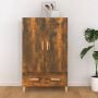 ForYou Prolenta Premium Hoge kast 70x31x115 cm bewerkt hout gerookt eikenkleurig - Thumbnail 1