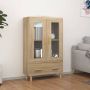 ForYou Prolenta Premium Hoge kast 70x31x115 cm bewerkt hout sonoma eikenkleurig - Thumbnail 2