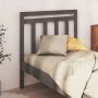 ForYou Prolenta Premium Hoofdbord 106x4x100 cm massief grenenhout grijs - Thumbnail 2
