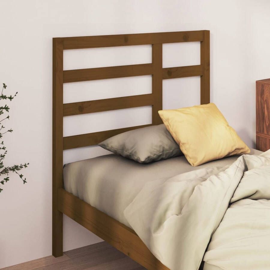 ForYou Prolenta Premium Hoofdbord 106x4x104 cm massief grenenhout honingbruin