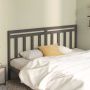 ForYou Prolenta Premium Hoofdbord 206x4x100 cm massief grenenhout grijs - Thumbnail 1