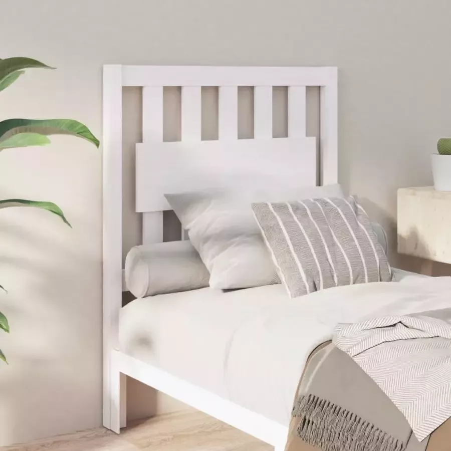 ForYou Prolenta Premium Hoofdbord 80 5x4x100 cm massief grenenhout wit