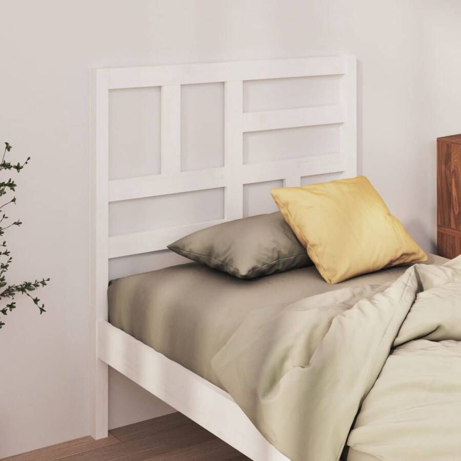 ForYou Prolenta Premium Hoofdbord 96x4x104 cm massief grenenhout wit