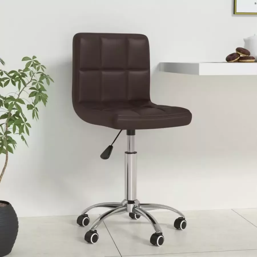 ForYou Prolenta Premium Kantoorstoel draaibaar kunstleer bruin