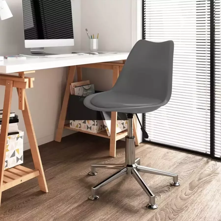 ForYou Prolenta Premium Kantoorstoel draaibaar kunstleer grijs