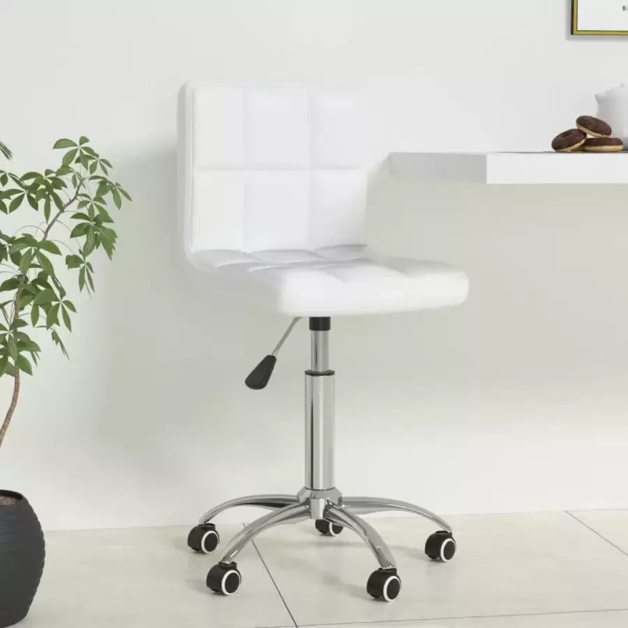 ForYou Prolenta Premium Kantoorstoel draaibaar kunstleer wit