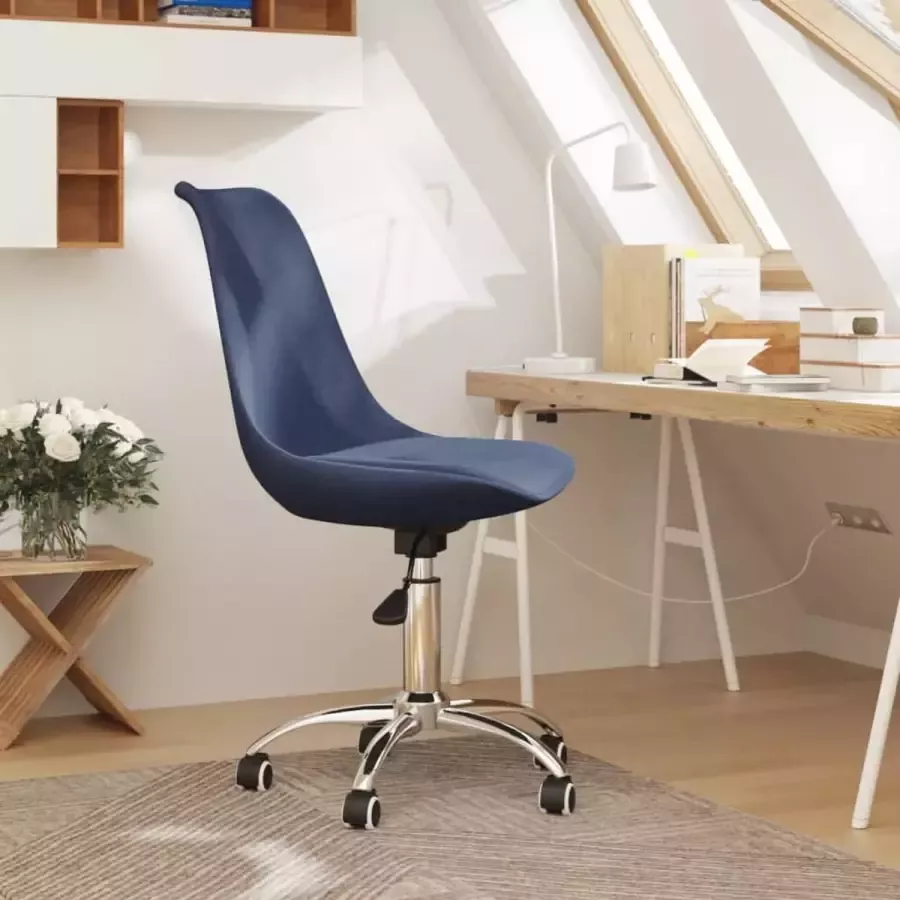 ForYou Prolenta Premium Kantoorstoel draaibaar stof blauw