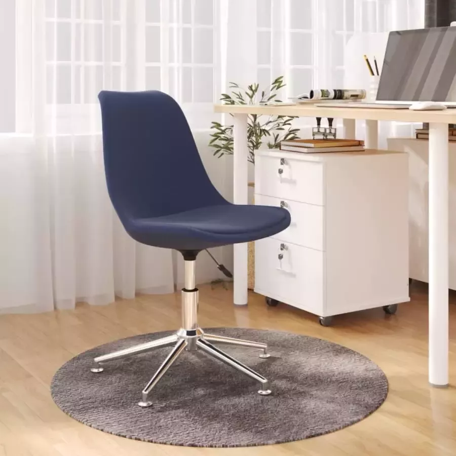 ForYou Prolenta Premium Kantoorstoel draaibaar stof blauw