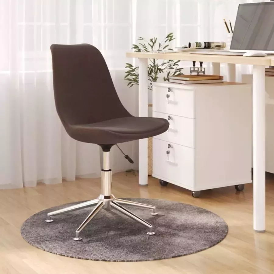 ForYou Prolenta Premium Kantoorstoel draaibaar stof bruin