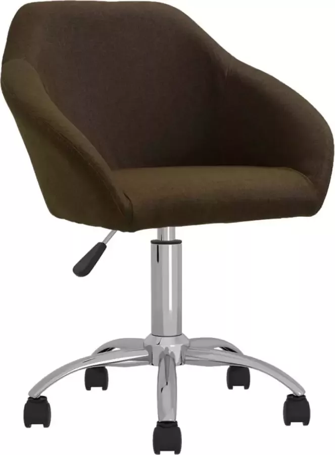 ForYou Prolenta Premium Kantoorstoel draaibaar stof donkerbruin - Foto 7