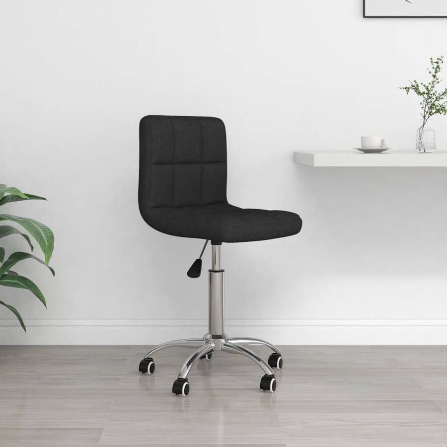 ForYou Prolenta Premium Kantoorstoel draaibaar stof zwart