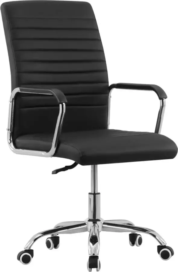 ForYou Prolenta Premium Kantoorstoel draaibaar stof zwart