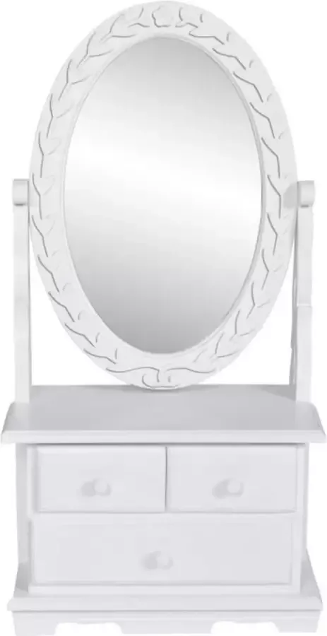 ForYou Prolenta Premium Kaptafel met draaiende ovale spiegel MDF