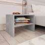 ForYou Prolenta Premium Nachtkastje 40x30x30 cm bewerkt hout betongrijs - Thumbnail 2
