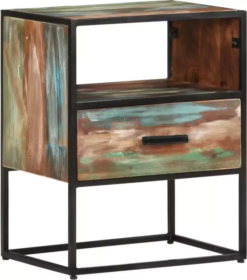 ForYou Prolenta Premium Nachtkastje 40x30x50 cm massief gerecycled hout - Foto 7