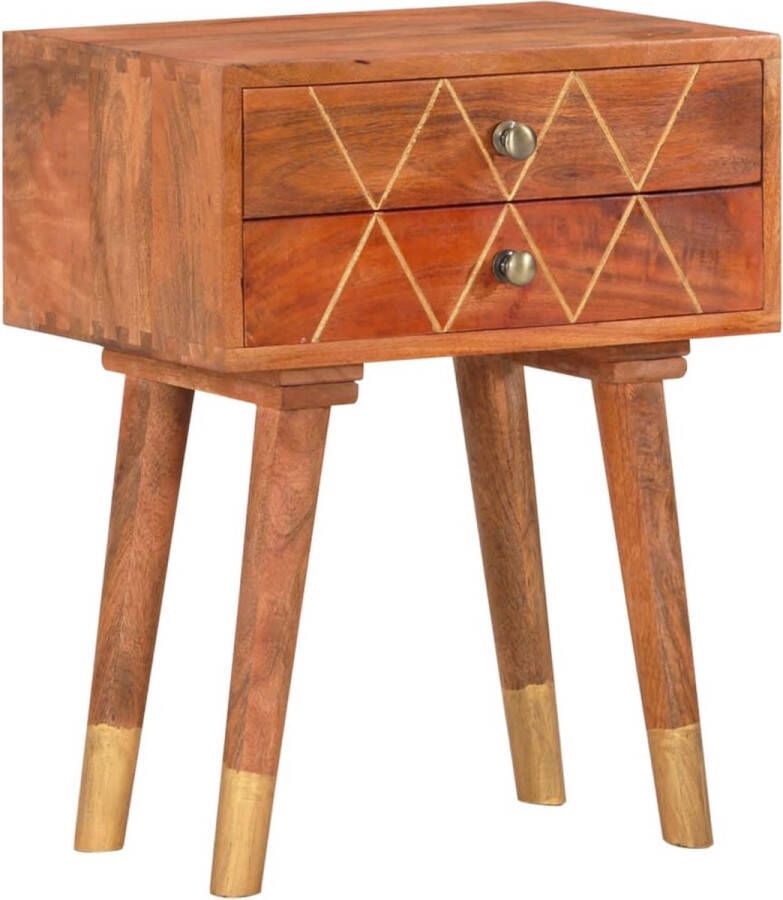 ForYou Prolenta Premium Nachtkastje 43x30x58 cm massief mangohout