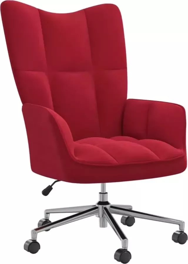 ForYou Prolenta Premium Relaxstoel fluweel wijnrood- Fauteuil Fauteuils met armleuning Hoes stretch Relax Design - Foto 2