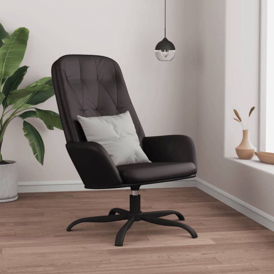 ForYou Prolenta Premium Relaxstoel glanzend kunstleer zwart- Fauteuil Fauteuils met armleuning Hoes stretch Relax Design
