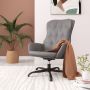 ForYou Prolenta Premium Relaxstoel kunstleer antracietgrijs- Fauteuil Fauteuils met armleuning Hoes stretch Relax Design - Thumbnail 1