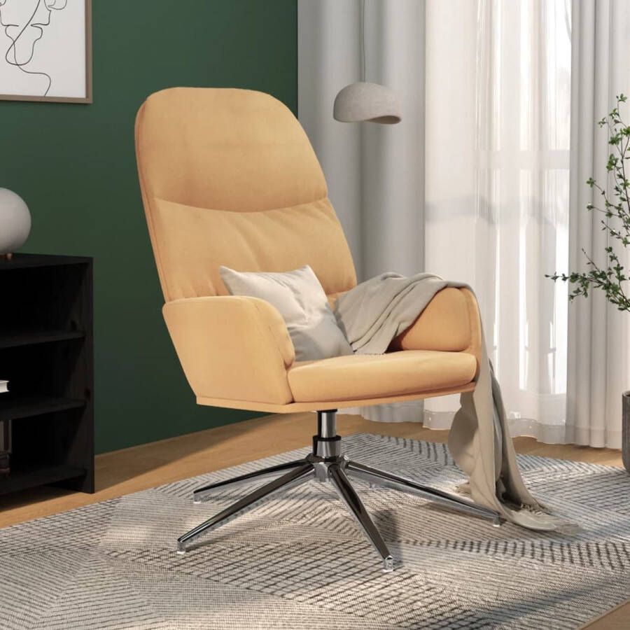 ForYou Prolenta Premium Relaxstoel kunstsuède crèmewit- Fauteuil Fauteuils met armleuning Hoes stretch Relax Design