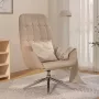 ForYou Prolenta Premium Relaxstoel kunstsuède lichtgrijs- Fauteuil Fauteuils met armleuning Hoes stretch Relax Design - Thumbnail 2