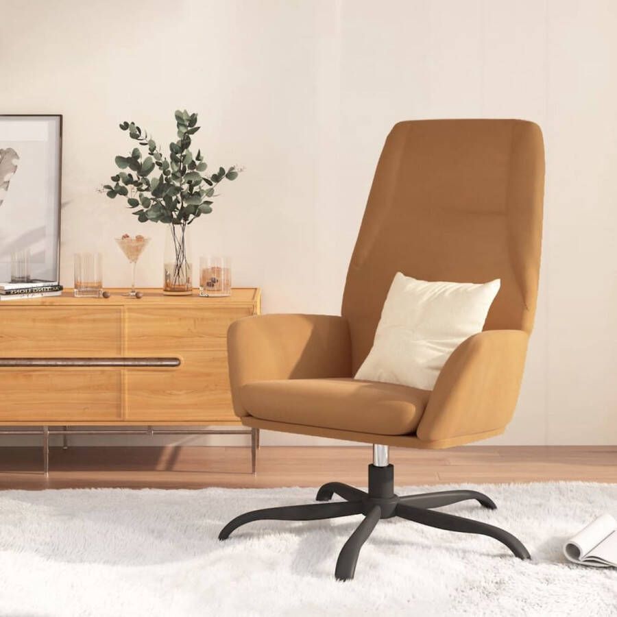 ForYou Prolenta Premium Relaxstoel kunstsuède taupe- Fauteuil Fauteuils met armleuning Hoes stretch Relax Design