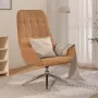 ForYou Prolenta Premium Relaxstoel kunstsuède taupe- Fauteuil Fauteuils met armleuning Hoes stretch Relax Design - Thumbnail 2
