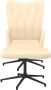 ForYou Prolenta Premium Relaxstoel met voetenbank stof crèmekleurig- Fauteuil Fauteuils met armleuning Hoes stretch Relax Design - Thumbnail 1