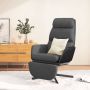 ForYou Prolenta Premium Relaxstoel met voetensteun stof donkergrijs- Fauteuil Fauteuils met armleuning Hoes stretch Relax Design - Thumbnail 1