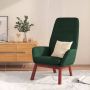 ForYou Prolenta Premium Relaxstoel stof donkergoen- Fauteuil Fauteuils met armleuning Hoes stretch Relax Design - Thumbnail 1