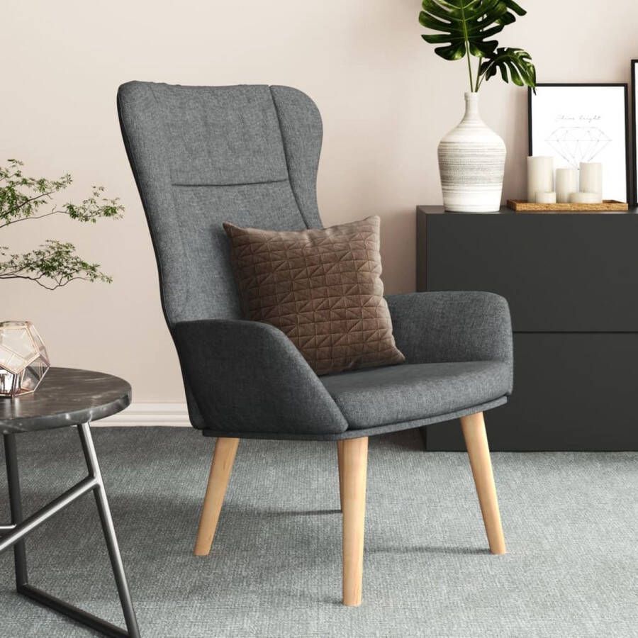 ForYou Prolenta Premium Relaxstoel stof donkergrijs- Fauteuil Fauteuils met armleuning Hoes stretch Relax Design