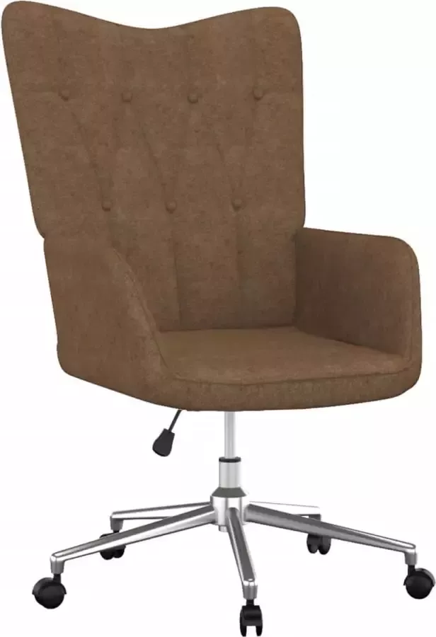 ForYou Prolenta Premium Relaxstoel stof taupe- Fauteuil Fauteuils met armleuning Hoes stretch Relax Design