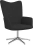 ForYou Prolenta Premium Relaxstoel stof zwart- Fauteuil Fauteuils met armleuning Hoes stretch Relax Design - Thumbnail 1