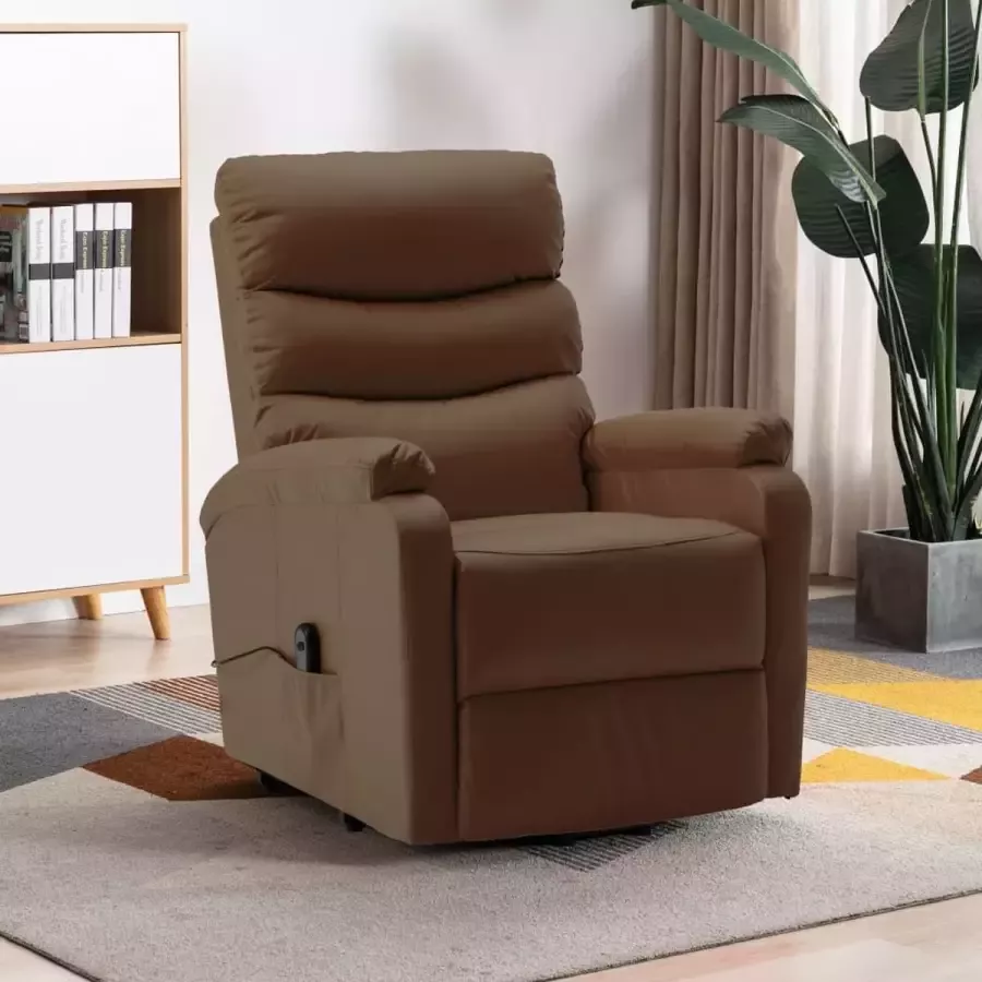 ForYou Prolenta Premium Sta-op-stoel kunstleer bruin
