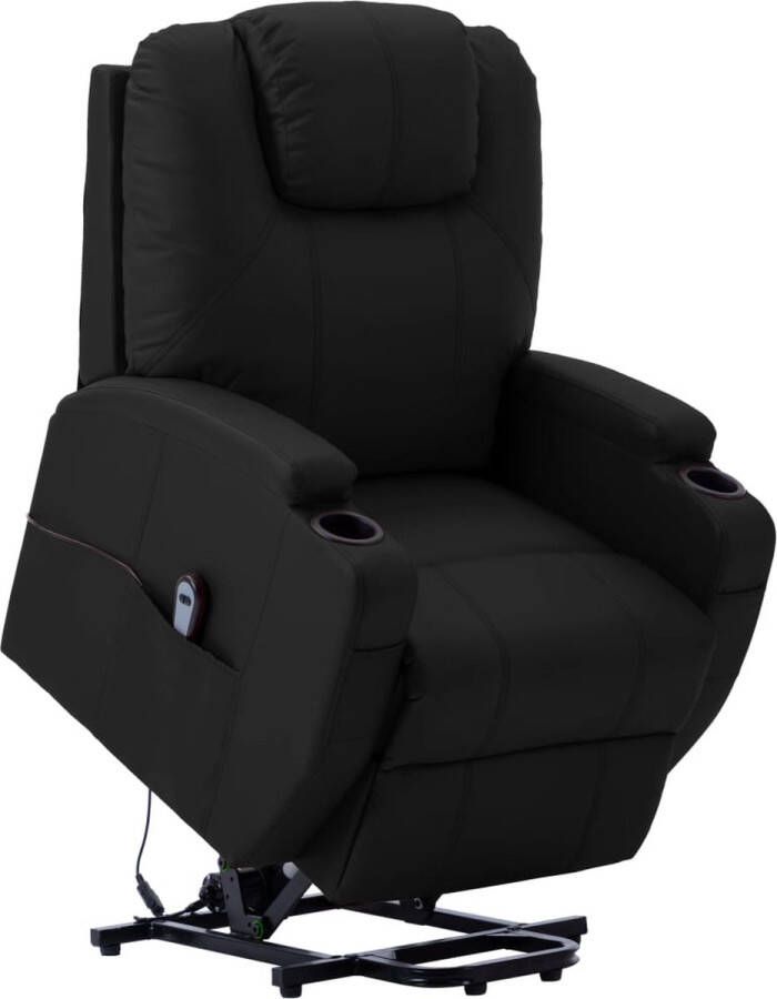 ForYou Prolenta Premium Sta-op-stoel kunstleer zwart