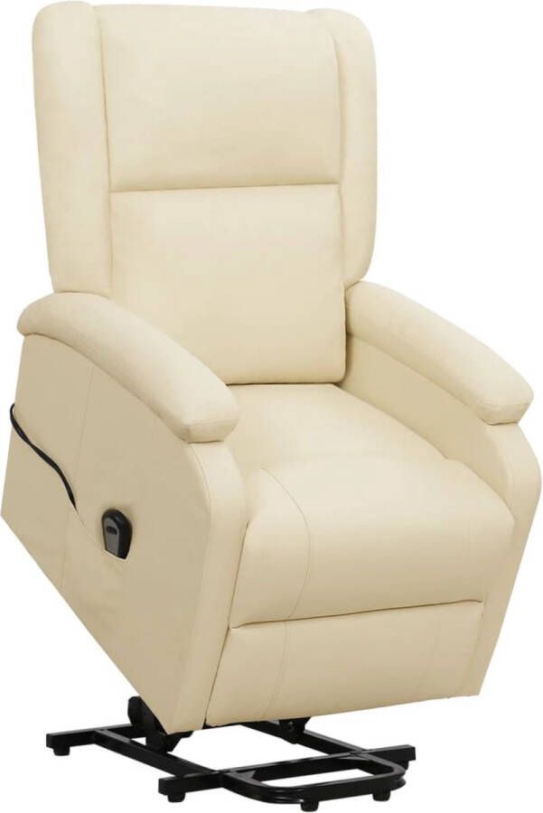 ForYou Prolenta Premium Sta-op-stoel verstelbaar kunstleer crèmekleurig