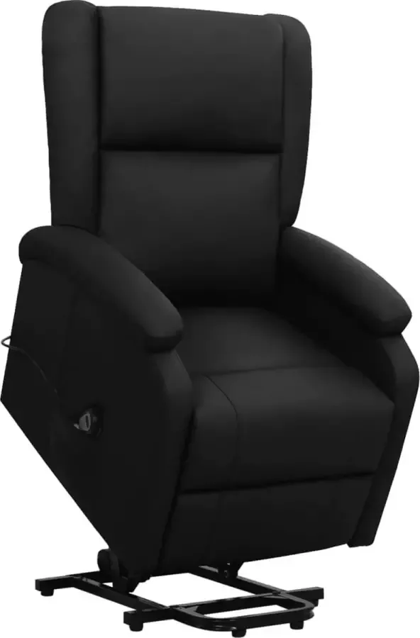 ForYou Prolenta Premium Sta-op-stoel verstelbaar kunstleer zwart