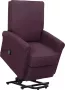 ForYou Prolenta Premium Sta-op-stoel verstelbaar stof paars - Thumbnail 1