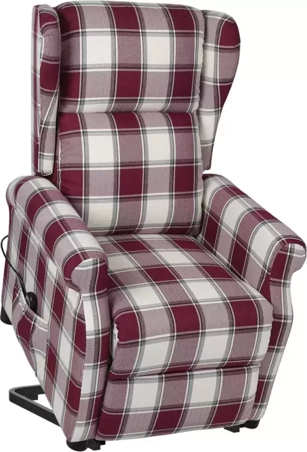 ForYou Prolenta Premium Sta-op-stoel verstelbaar stof rood