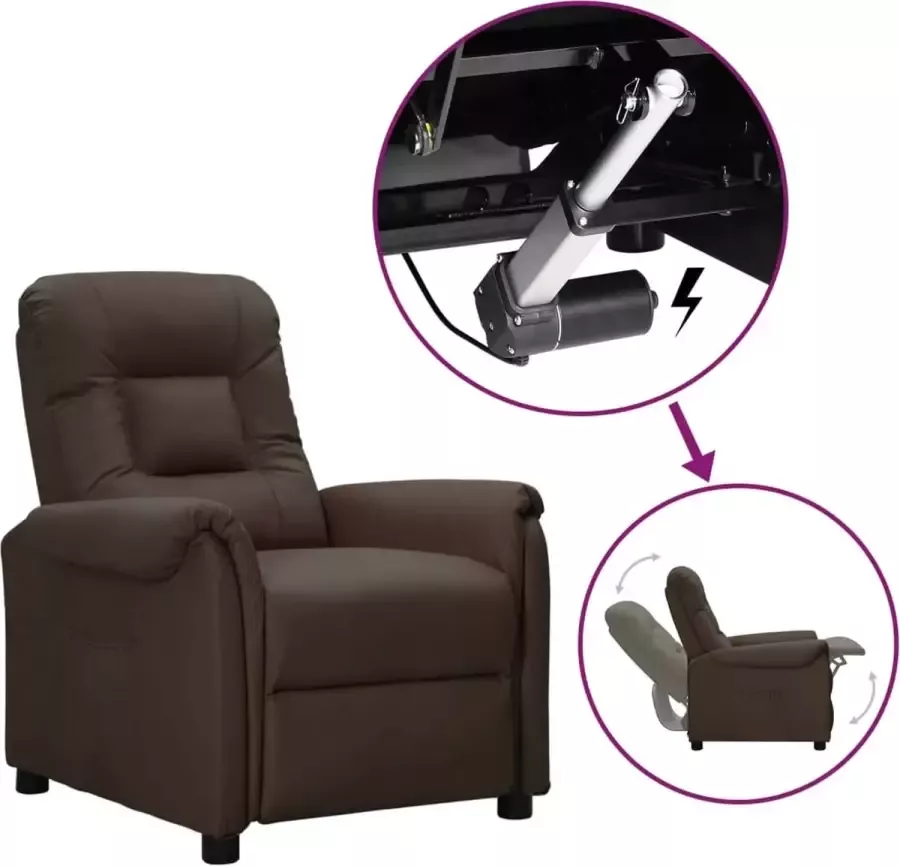 ForYou Prolenta Premium Sta-opstoel verstelbaar kunstleer bruin
