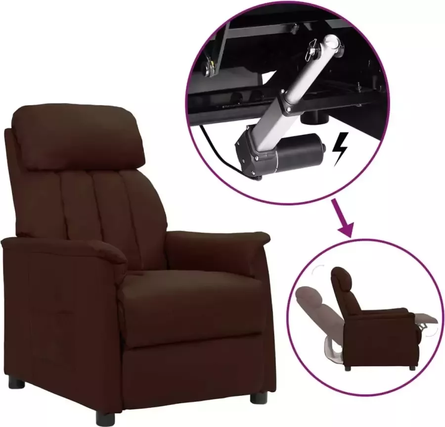 ForYou Prolenta Premium Sta-opstoel verstelbaar kunstleer bruin