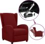ForYou Prolenta Premium Sta-opstoel verstelbaar stof wijnrood - Thumbnail 2