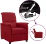 ForYou Prolenta Premium Sta-opstoel verstelbaar stof wijnrood - Thumbnail 1