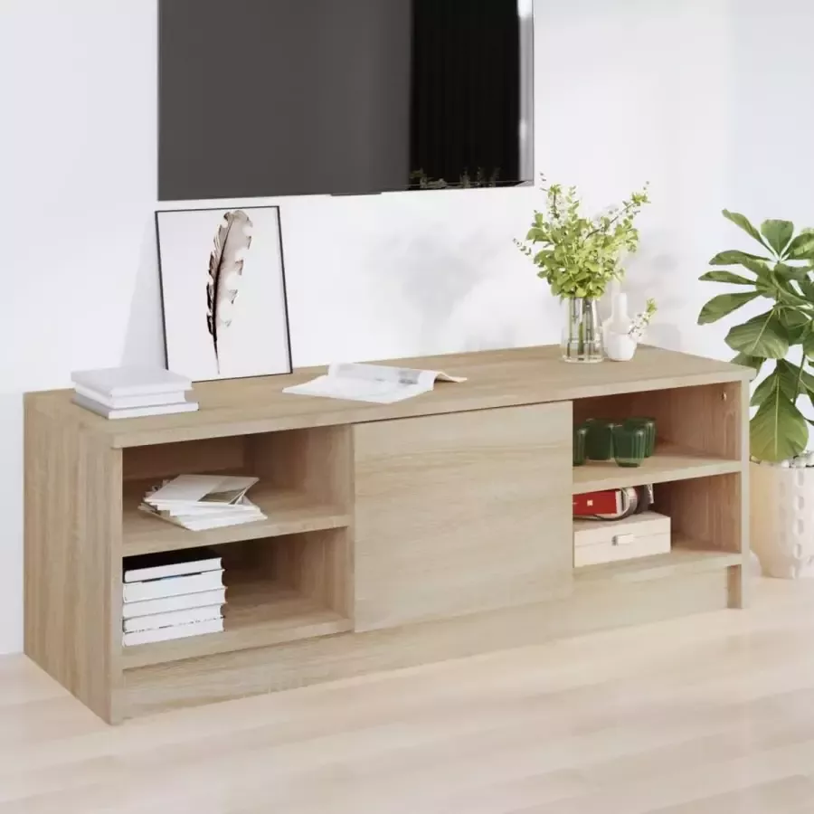 ForYou Prolenta Premium Tv-meubel 102x35 5x36 5 cm bewerkt hout sonoma eikenkleurig